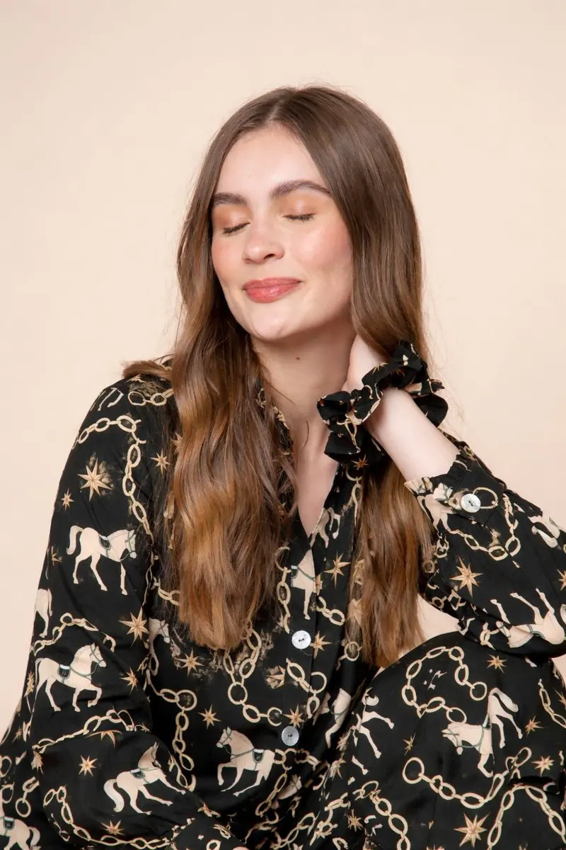 Celeste Pj's Set | Long Sleeve | Magical Horse Print 7