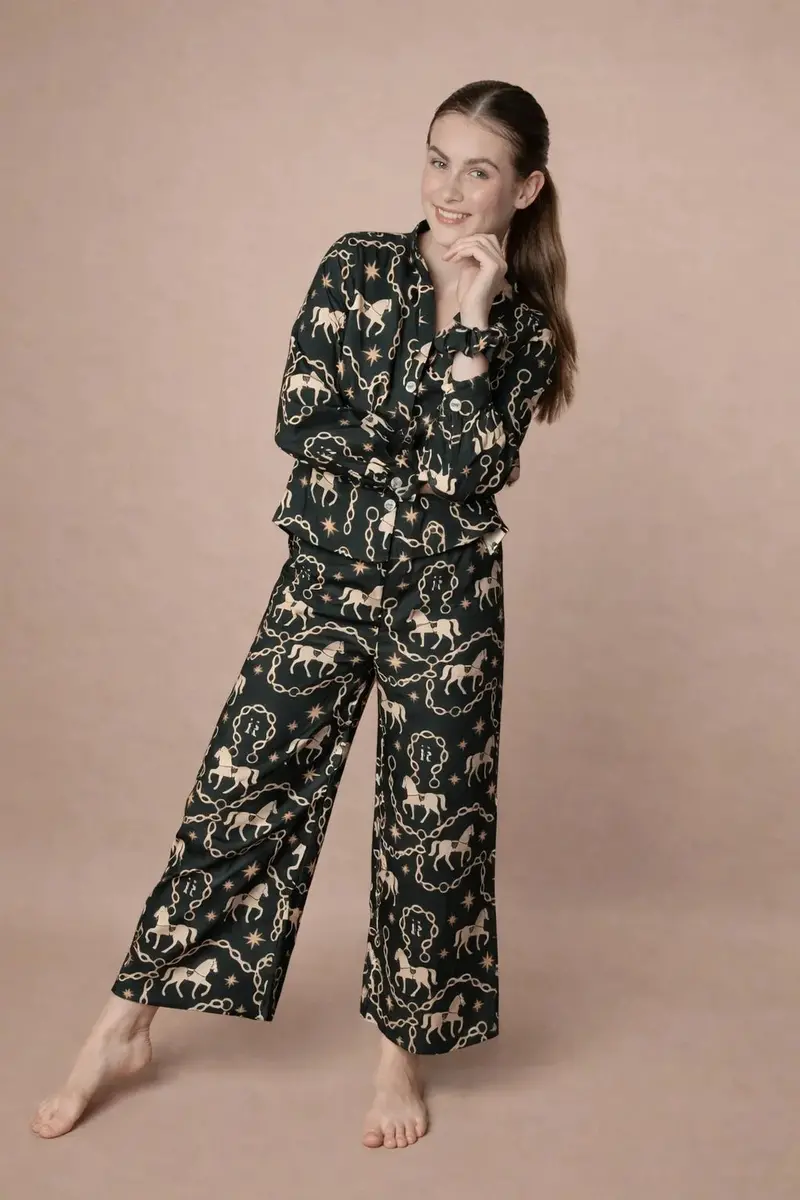 Celeste Pj's Set | Long Sleeve | Magical Horse Print 8