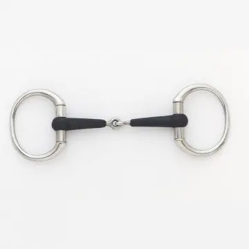 Centaur Eco Pure Eggbutt Single Joint Rubber Bit 1