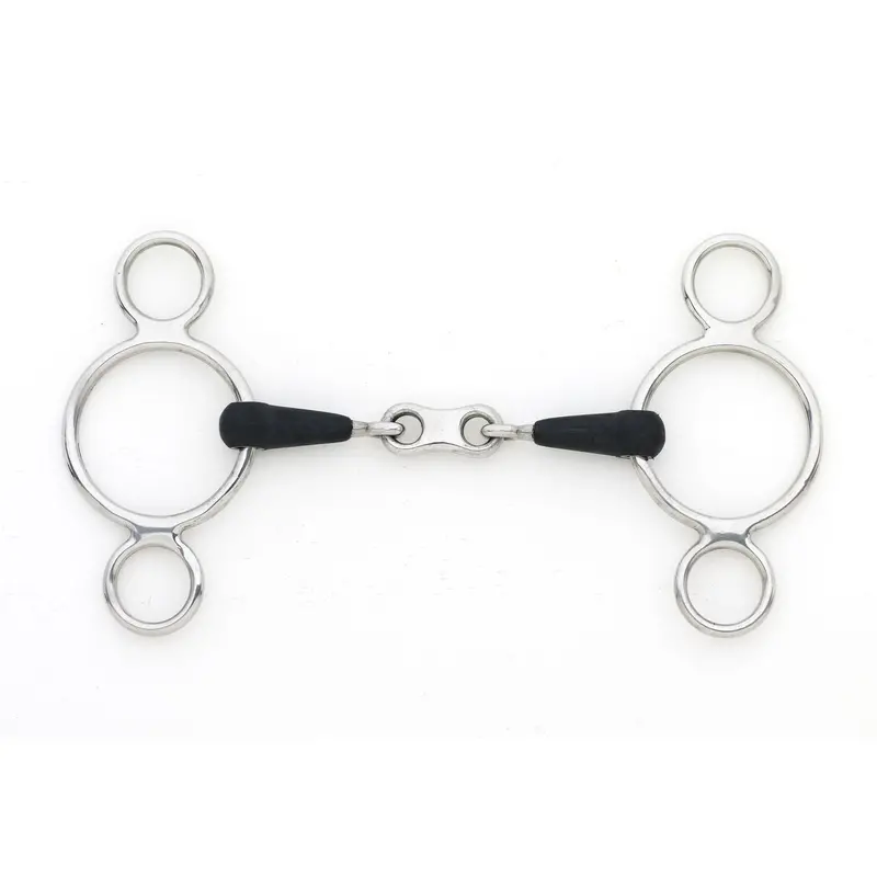 Centaur Ecopure Soft Mouth French Link 2 Ring Gag 1
