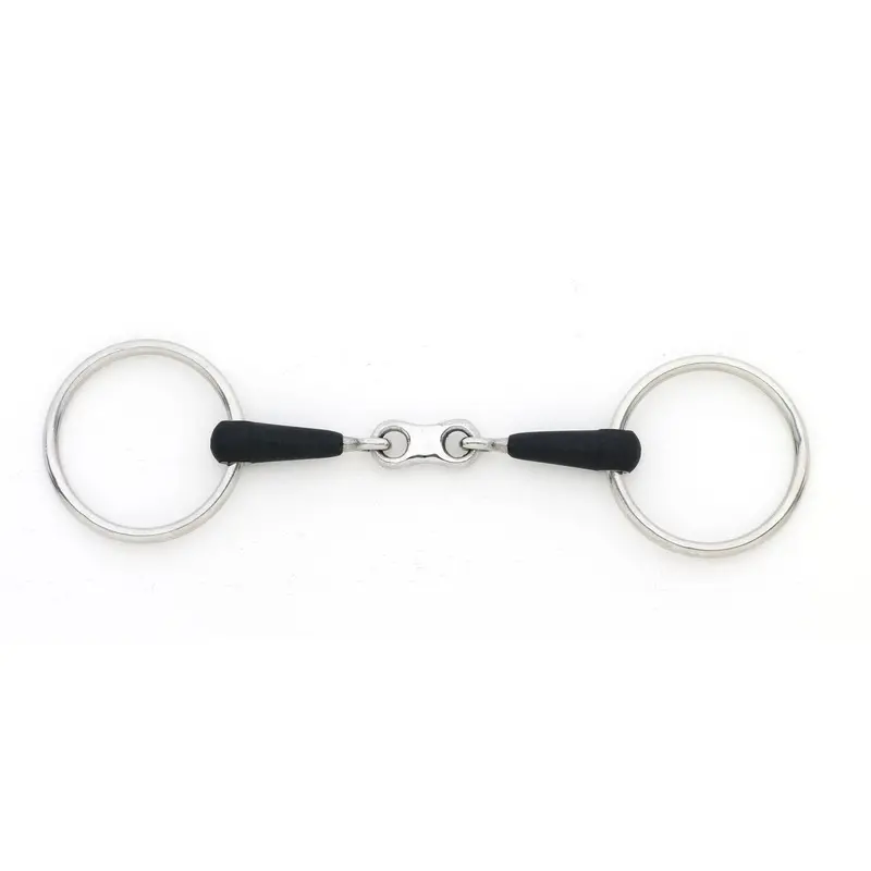 Centaur Ecopure Soft Mouth French Link Loose Ring Snaffle Bit 1