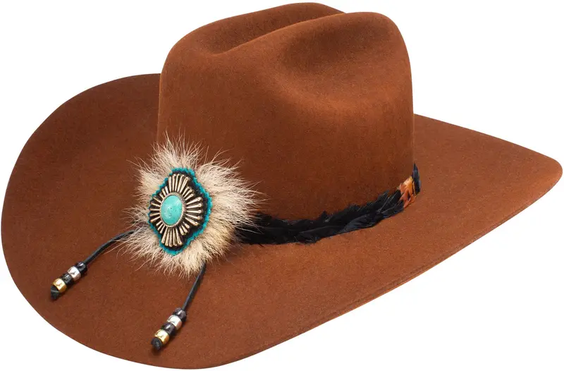 Charlie 1 Horse Cognac Country With A Flare Western Hat 1