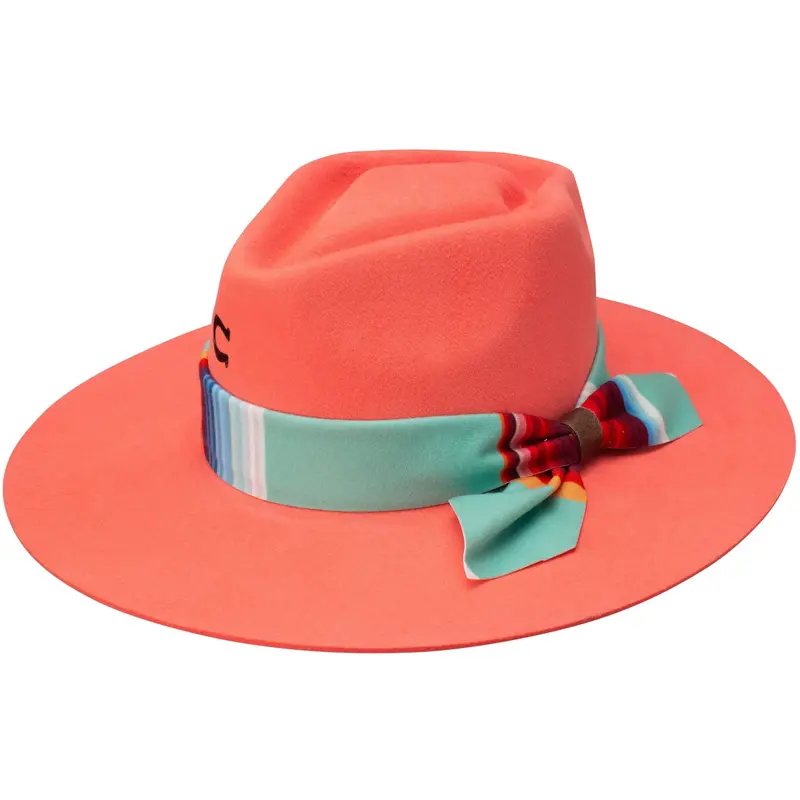 Charlie 1 Horse Coral Indian Lodge Felt Hat 1