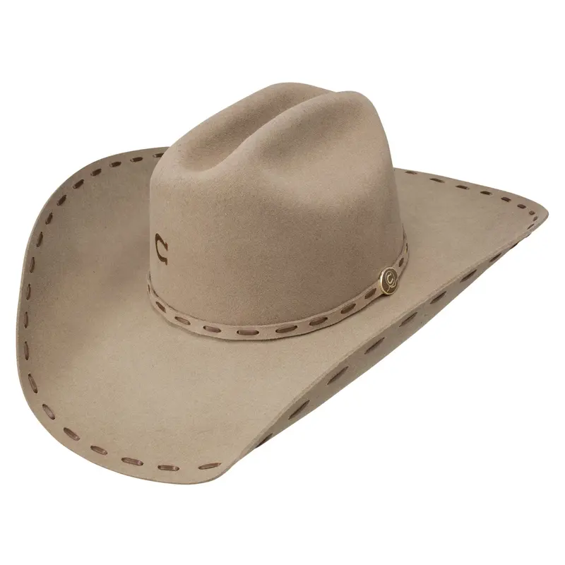Charlie 1 Horse Ladies Stone Bucksnort Hat With Buckstitch 1