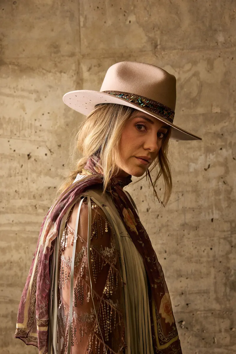 Charlie 1 Horse Powder Pink Hillbilly Hippie Hat 3