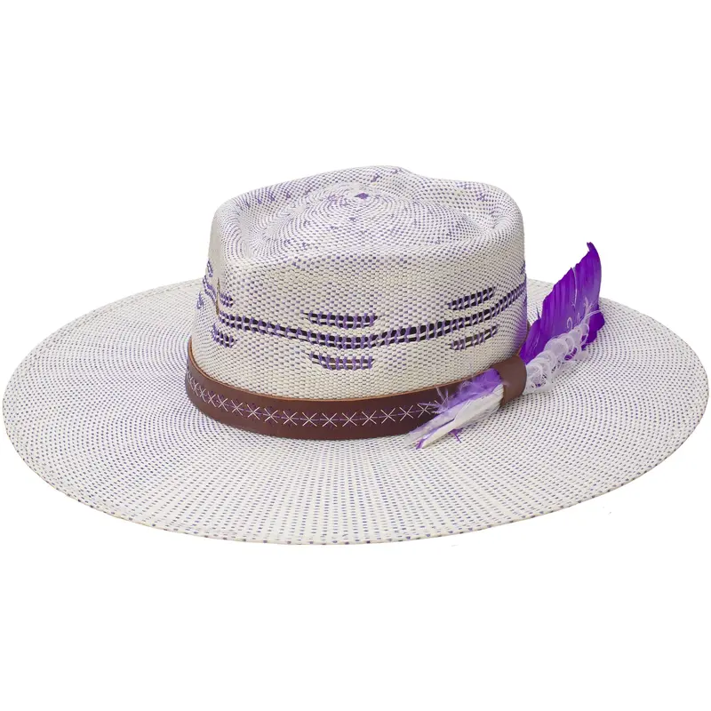Charlie 1 Horse Purple Always Be My Baby Straw Hat 1