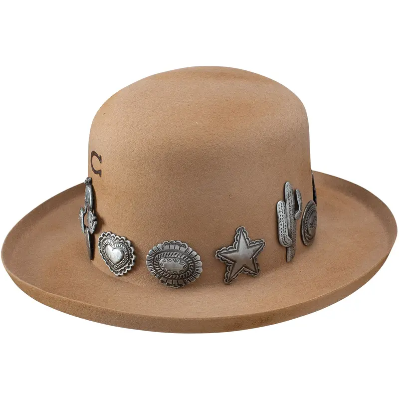 Charlie 1 Horse Sand Big Iron Hat 1