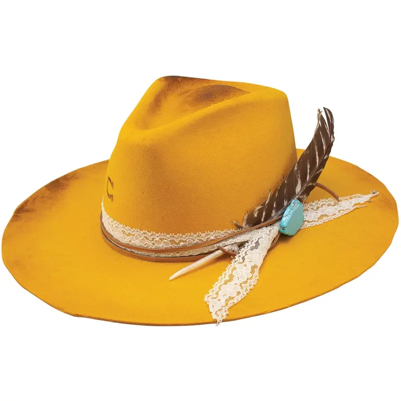 Charlie 1 Horse Yellow Smoke Show Hat 1