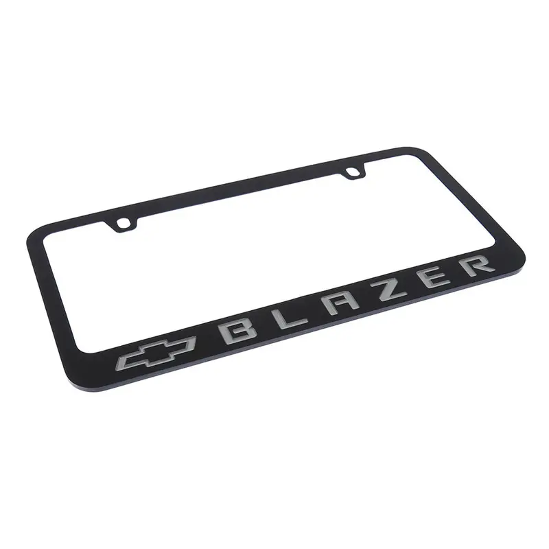 Chevrolet Blazer License Plate Frame (Black) 2