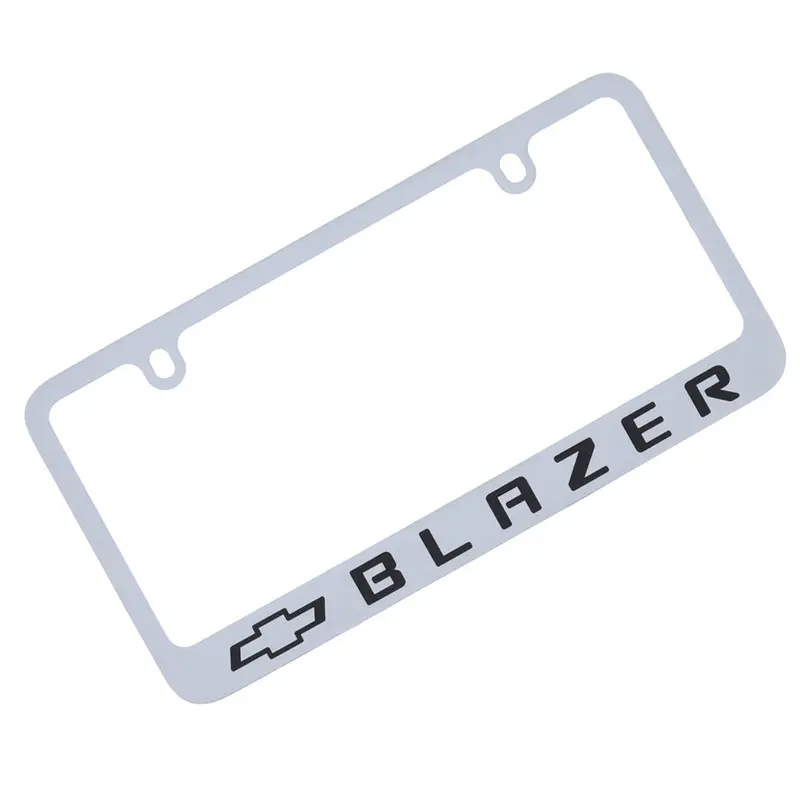 Chevrolet Blazer Logo License Plate Frame (Chrome) 1