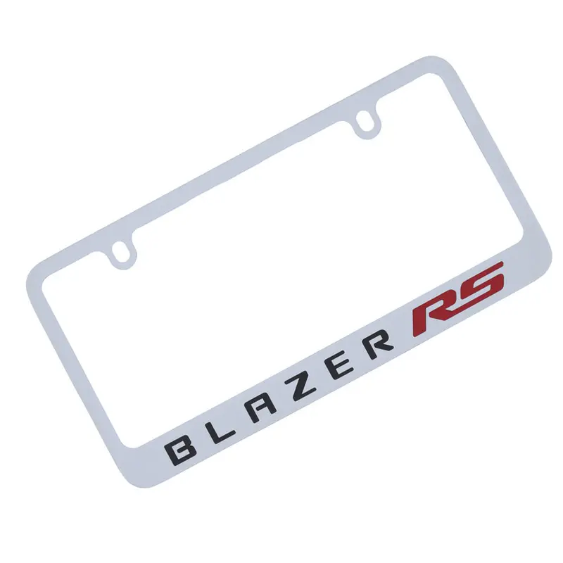 Chevrolet Blazer Rs License Plate Frame (Chrome) 1