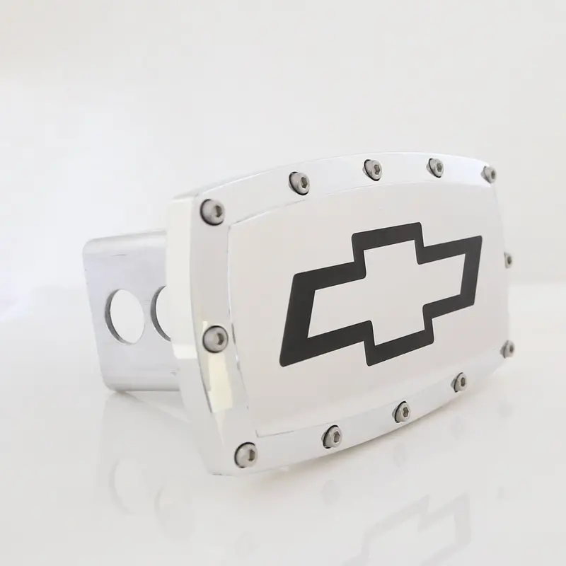 Chevrolet Bowtie Billet Tow Hitch Cover (Chrome) 1