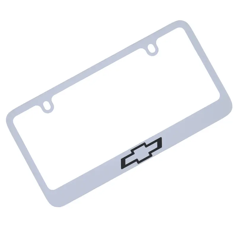 Chevrolet Bowtie Logo License Plate Frame (Chrome) 1