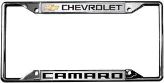 Chevrolet Camaro License Plate Frame (Black) 1