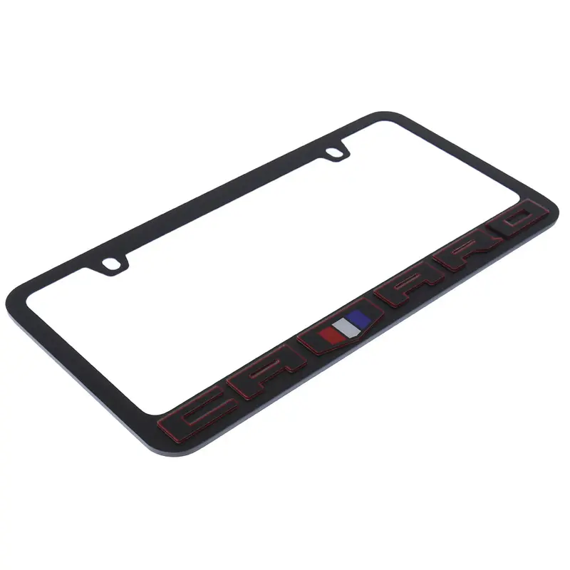 Chevrolet Camaro Logo License Plate Frame (Black) 2