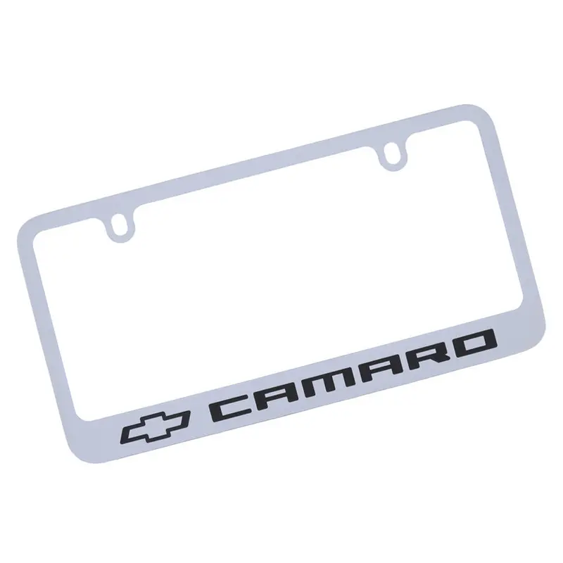 Chevrolet Camaro Logo License Plate Frame (Chrome) 1
