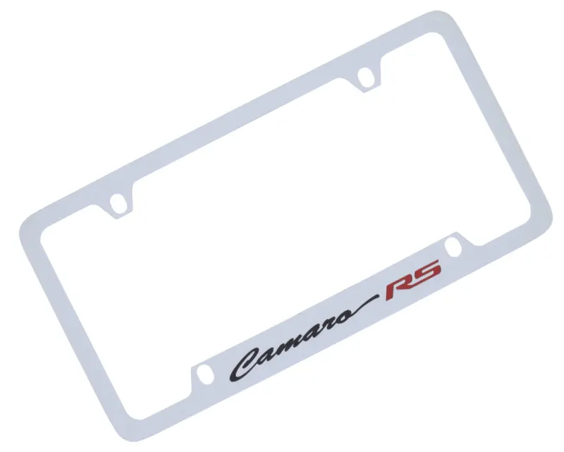 Chevrolet Camaro Rs License Plate Frame (Chrome) 1