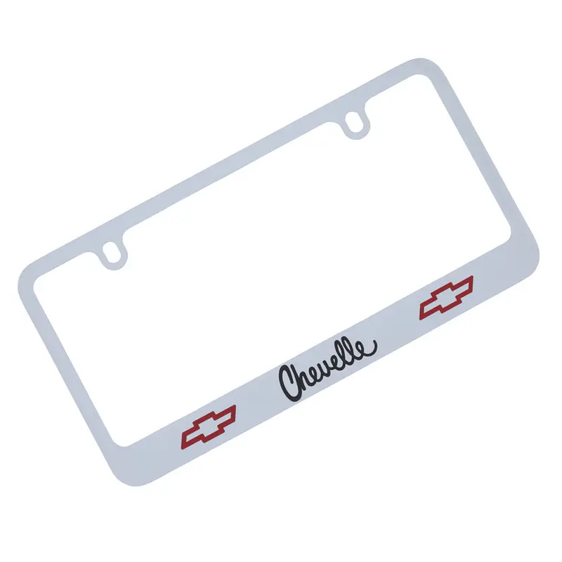 Chevrolet Chevelle Logo License Plate Frame (Chrome) 1