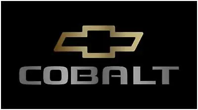 Chevrolet Cobalt Lazer-Tag Acrylic License Plate (Black) 1