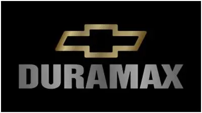 Chevrolet Duramax Lazer-Tag Acrylic License Plate (Black) 1