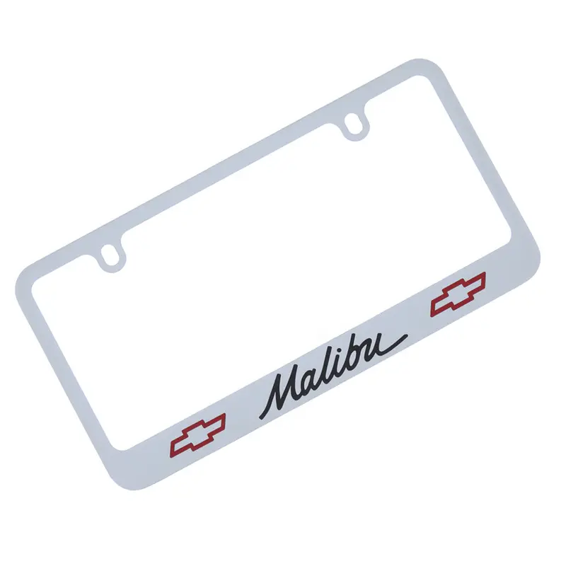 Chevrolet Malibu License Plate Frame (Chrome) 1