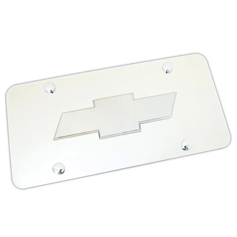 Chevrolet New Logo License Plate (Chrome) 1