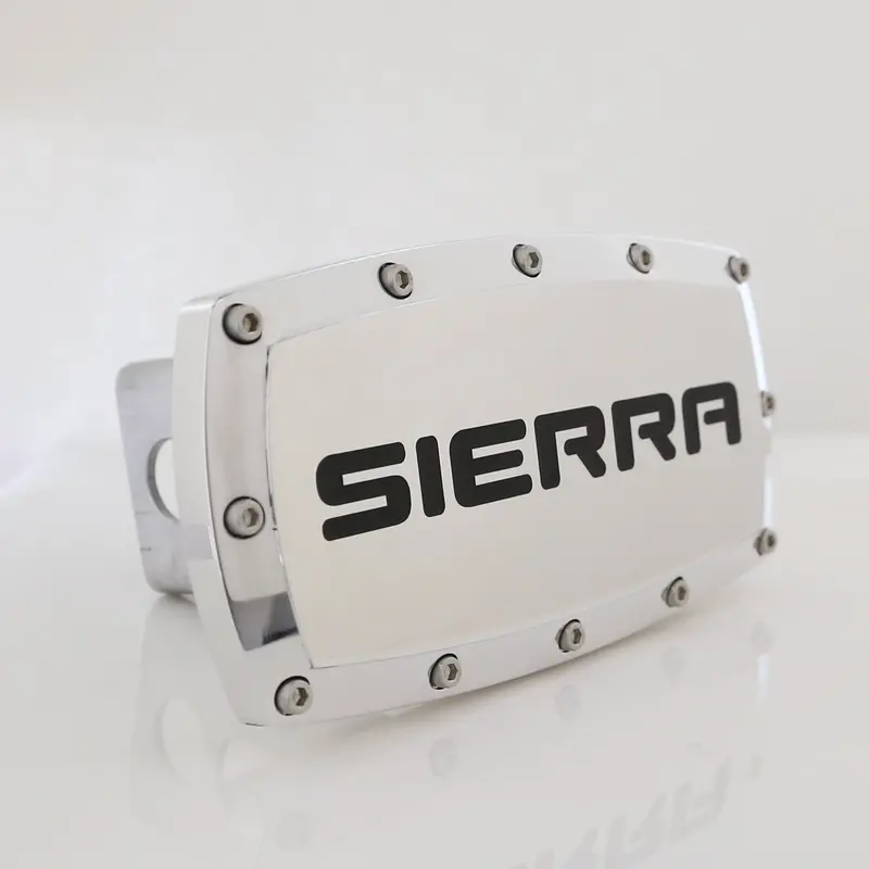 Chevrolet Sierra Billet Tow Hitch Cover (Chrome) 1