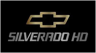 Chevrolet Silverado Hd Lazer-Tag Acrylic License Plate (Black) 1