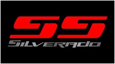 Chevrolet Silverado Ss Lazer-Tag Acrylic License Plate (Black) 1