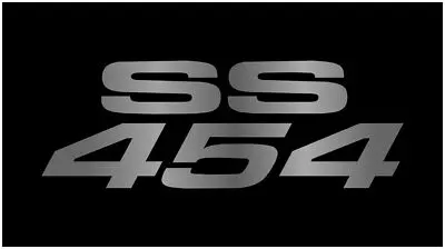 Chevrolet Ss 454 Lazer-Tag Acrylic License Plate (Black) 1