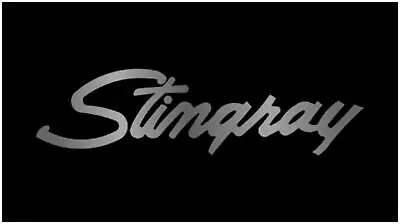 Chevrolet Stingray Lazer-Tag Acrylic License Plate (Black) 1