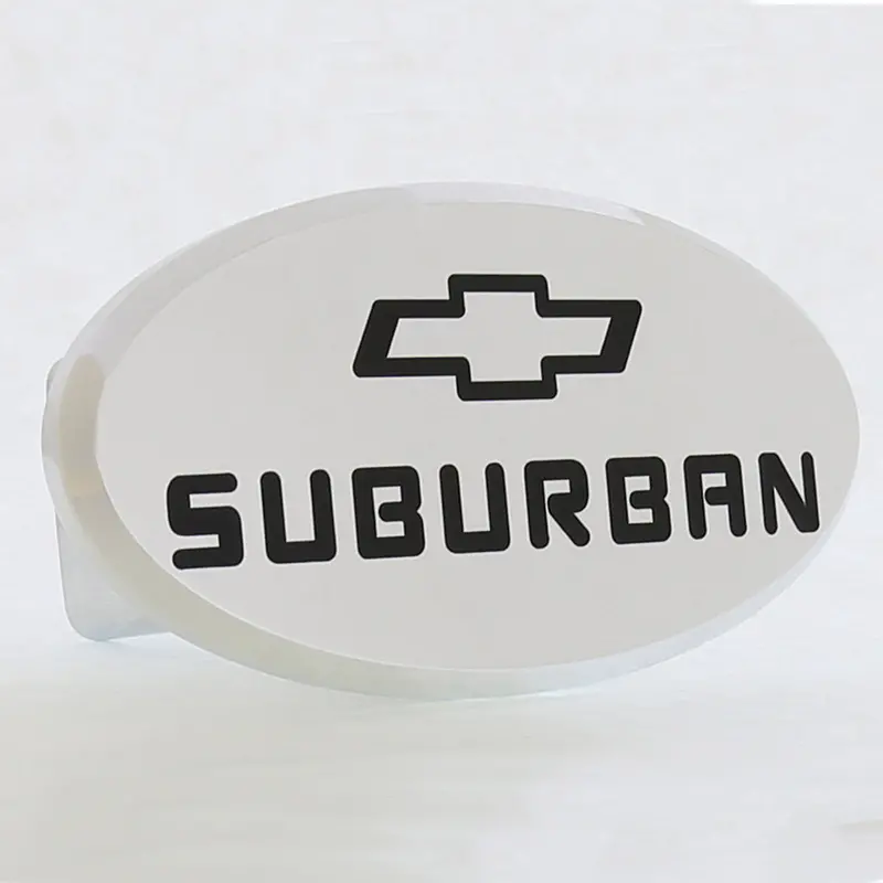 Chevrolet Suburban Oval Hitch Cover (Chrome) 1