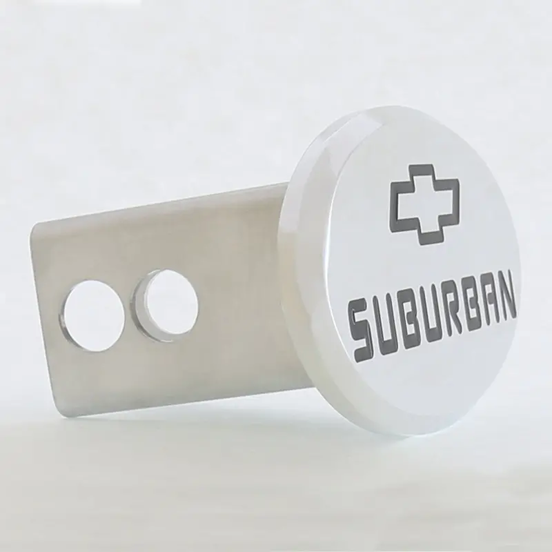 Chevrolet Suburban Oval Hitch Cover (Chrome) 2
