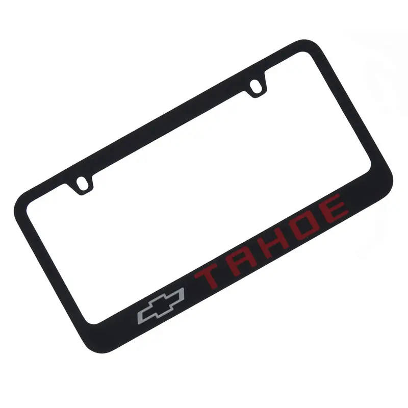 Chevrolet Tahoe License Plate Frame (Black) 1
