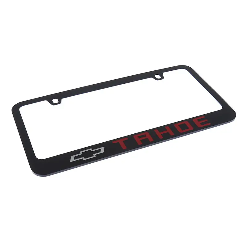 Chevrolet Tahoe License Plate Frame (Black) 2