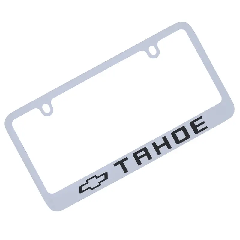 Chevrolet Tahoe Logo License Plate Frame (Chrome) 1