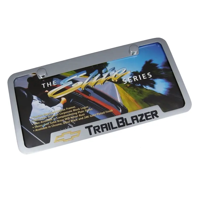 Chevrolet Trailblazer License Plate Frame (Chrome) 1
