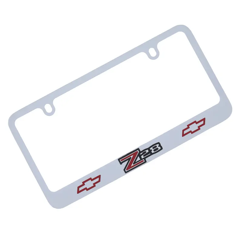 Chevrolet Z28 Logo License Plate Frame (Chrome) 1