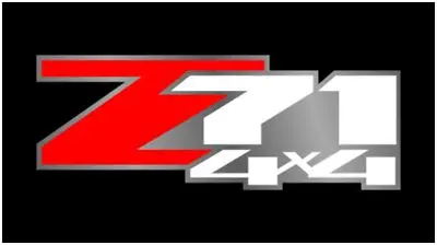 Chevrolet Z71 4X4 Lazer-Tag Acrylic License Plate (Black) 1