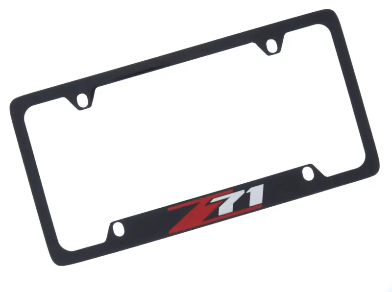 Chevrolet Z71 License Plate Frame (Black) 1