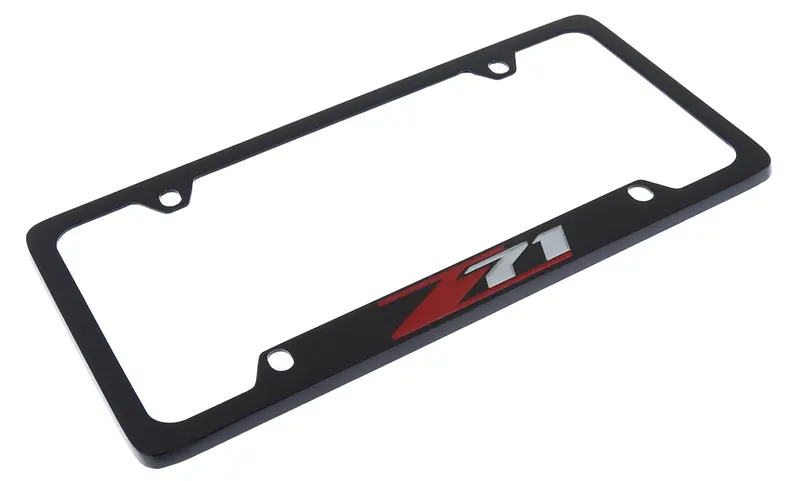 Chevrolet Z71 License Plate Frame (Black) 2