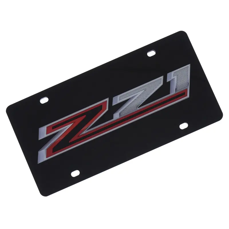 Chevrolet Z71 Logo License Plate (Chrome) 1