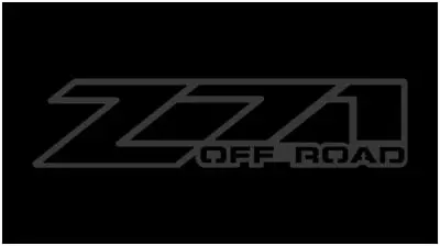 Chevrolet Z71 Off Road Carbon Steel License Plate (Carbon Black) 1