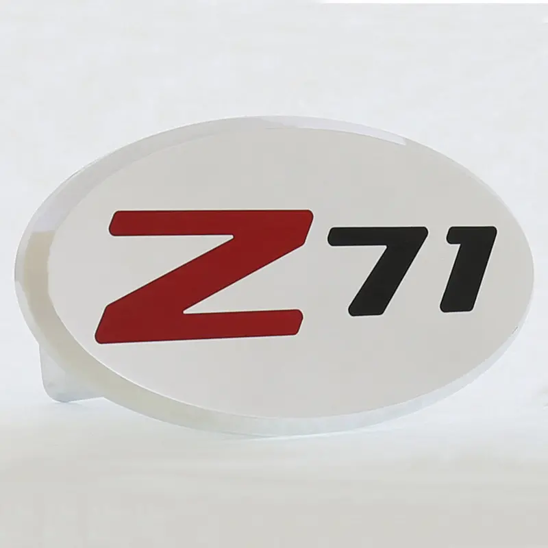 Chevrolet Z71 Oval Hitch Cover (Chrome) 1