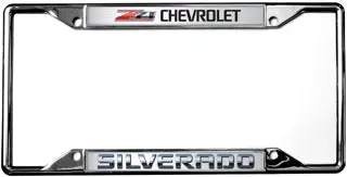 Chevrolet Z71 Silverado License Plate Frame (Black) 1