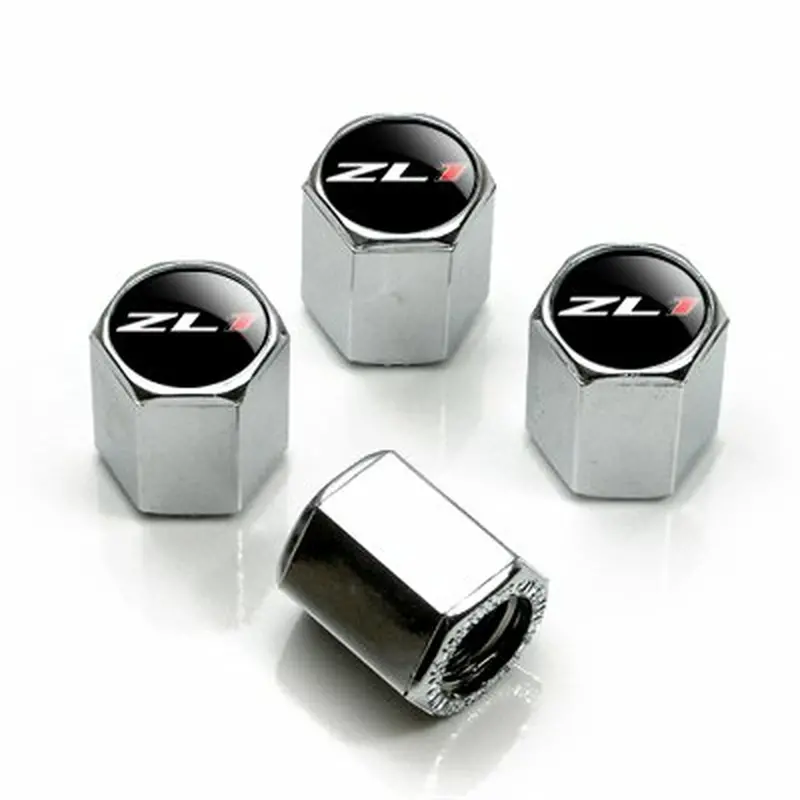 Chevrolet Zl1 Tire Valve Caps (Chrome) 1