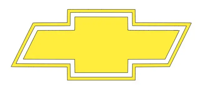 Chevy Bowtie Logo Vinyl Sticker Decal 4" 6" 8" 10" 12" 16" 20" 24" 28" Colors 10