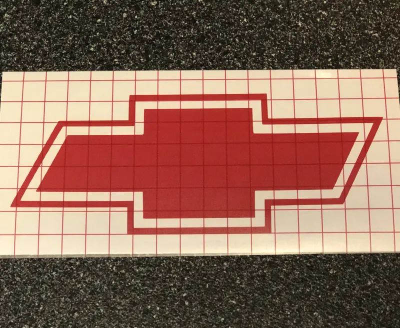 Chevy Bowtie Logo Vinyl Sticker Decal 4" 6" 8" 10" 12" 16" 20" 24" 28" Colors 2