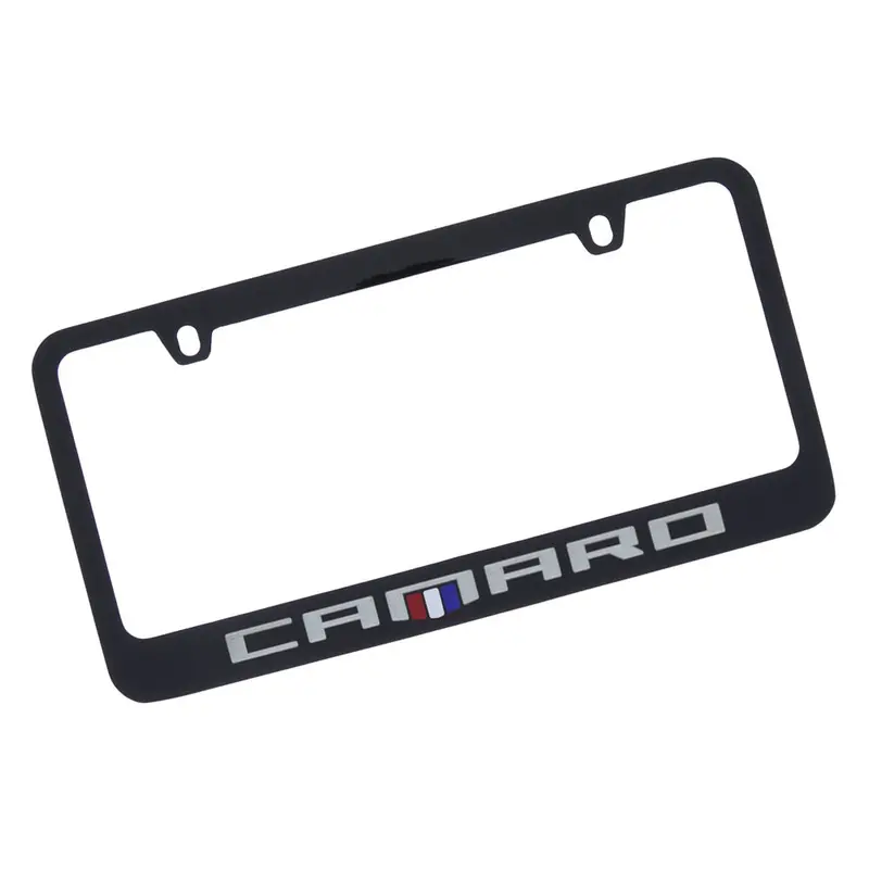 Chevy Camaro License Plate Frame (Black) 1