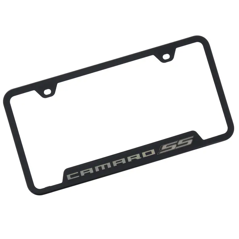 Chevy Camaro Ss License Plate Frame (Black) 1